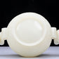 A Precious White Jade 'Scrolling Lotus' Censer And Cover