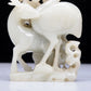 A Precious White Jade 'Deer& Crane' Decoration