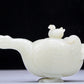 A Precious White Jade Goose-Form Decoration