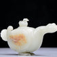 A Precious White Jade Goose-Form Decoration