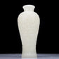 A Precious White Jade 'Scrolling Lotus' Vase