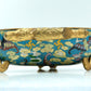 A Fine Cloisonne 'Bat& Auspicious Cloud' Peach-Form Brushwasher