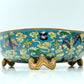 A Fine Cloisonne 'Bat& Auspicious Cloud' Peach-Form Brushwasher