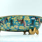 A Fine Cloisonne 'Bat& Auspicious Cloud' Peach-Form Brushwasher