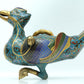 A Fine Pair Of Cloisonne Ducks