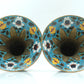 Fine Pair Of Cloisonne 'Scrolling Lotus' Vases