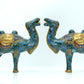 A Fine Pair Of Cloisonne Camels