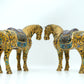 A Fine Pair Of Cloisonne Horses