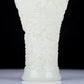 A Precious White Jade 'Pine& Crane' Vase