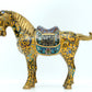 A Fine Pair Of Cloisonne Horses