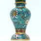 Fine Pair Of Cloisonne 'Scrolling Lotus' Vases