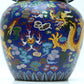 A Fine Cloisonne 'Dragon& Auspicious Cloud' Jar