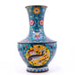 A Perfect Pair of Cloisonné Floral Fish Pattern Bottles