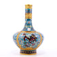 A perfect pair of cloisonné 'cloud and unicorn' patterned vases