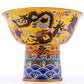 An exquisite cloisonne auspicious cloud and dragon pattern bowl