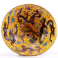 An exquisite cloisonne auspicious cloud and dragon pattern bowl