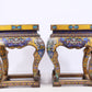 A Perfect Pair of Cloisonné Animal Face Pattern Bases