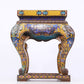 A Perfect Pair of Cloisonné Animal Face Pattern Bases