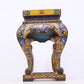 A Perfect Pair of Cloisonné Animal Face Pattern Bases