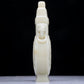 A Precious White Jade 'Bird& Flower' Elephant-Handled Vase And Cover