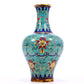 A cloisonné vase with lotus pattern