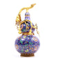 A Marvelous Cloisonne 'Scrolling Lotus' Gourd-Form Vase