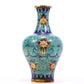 A cloisonné vase with lotus pattern