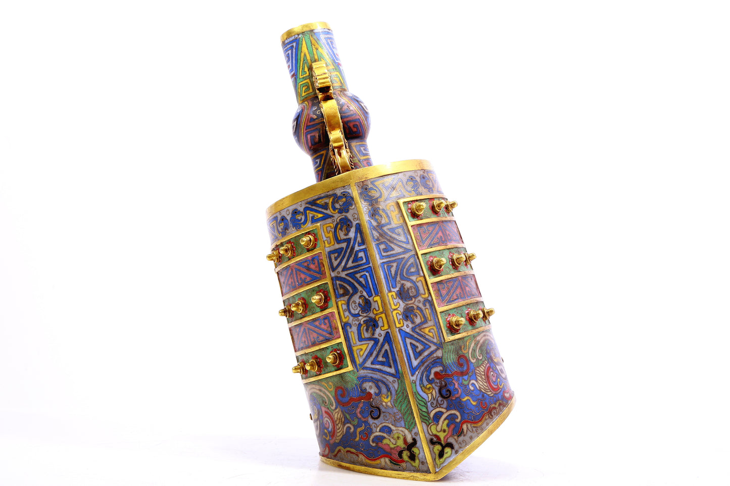 Fabulous Cloisonne 'Taotie' Ritual Bell