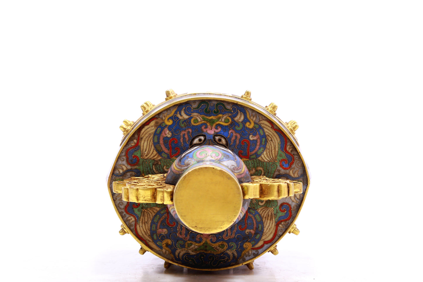 Fabulous Cloisonne 'Taotie' Ritual Bell