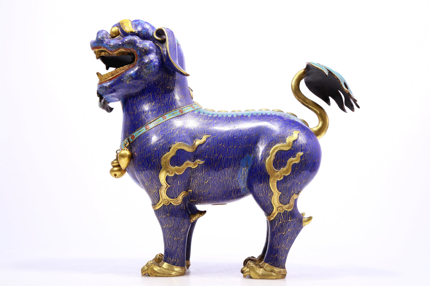 A Precious Cloisonne Lion