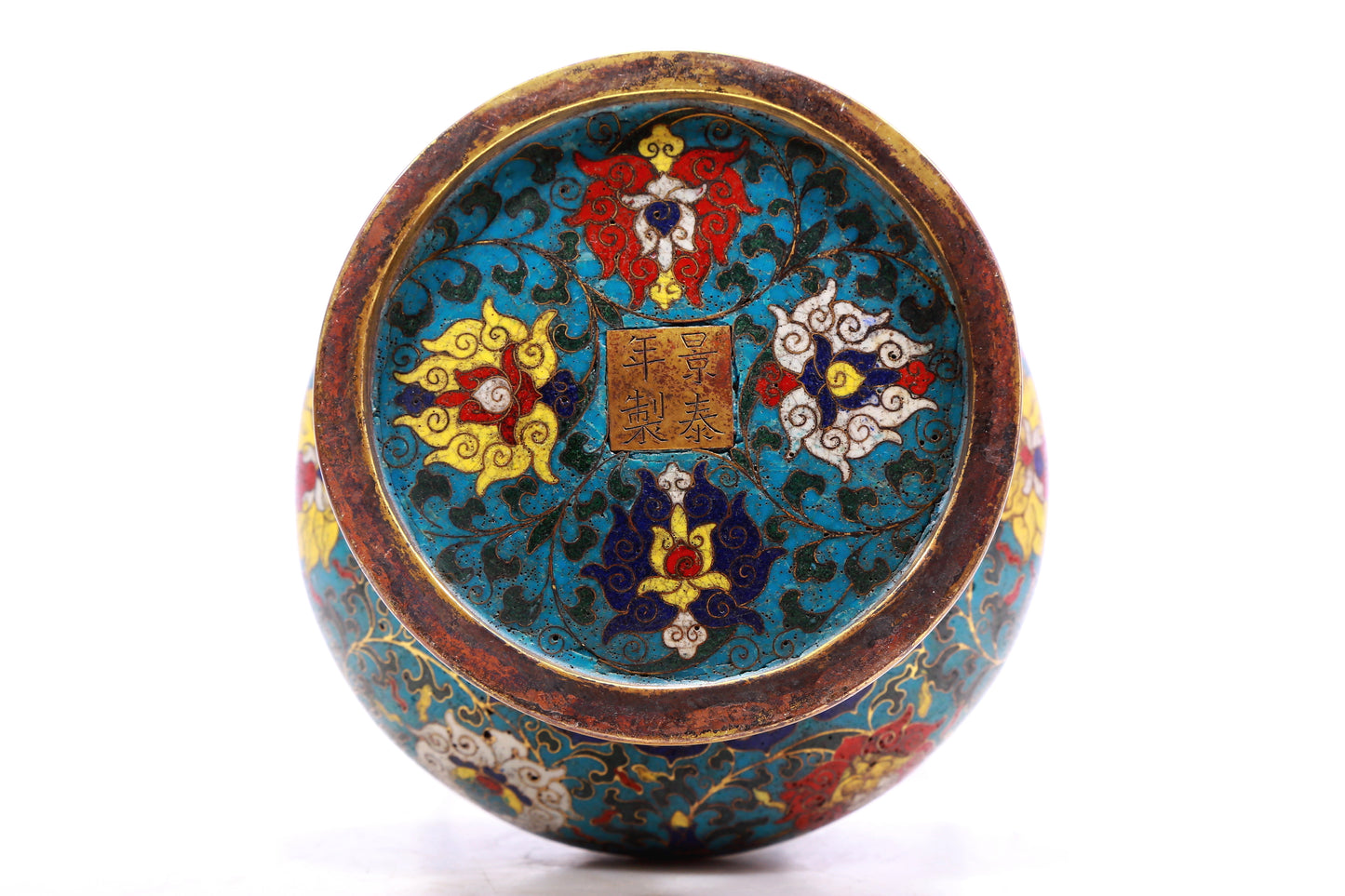 An Exquisite Cloisonne 'Flower' Vase