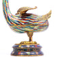 A Precious Cloisonne 'Scrolling Lotus' Duck-Form Box