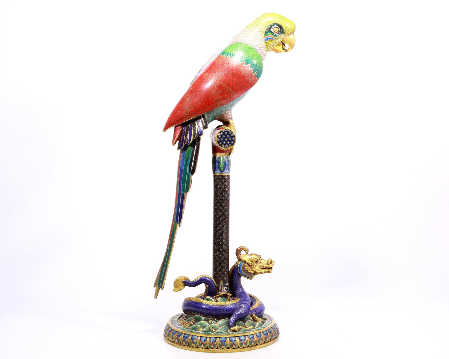 A Precious Cloisonne Parrot