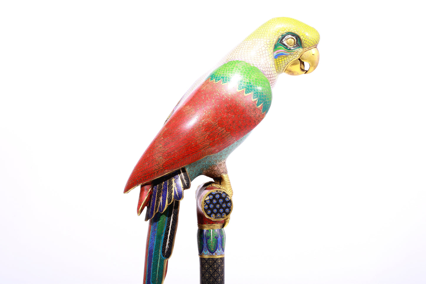 A Precious Cloisonne Parrot