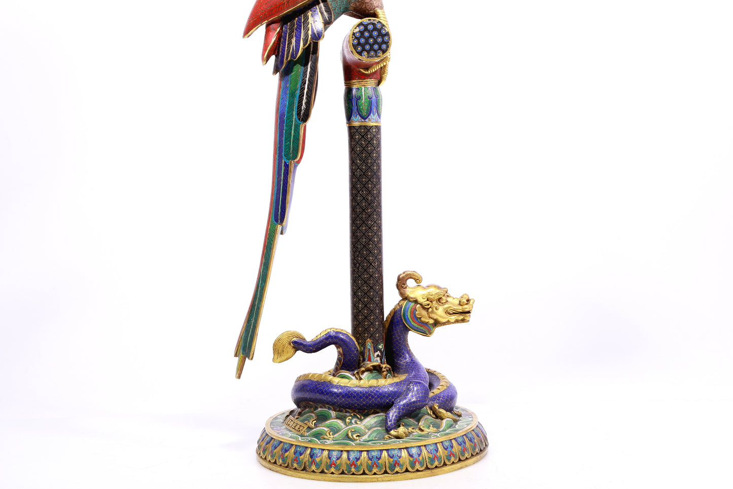 A Precious Cloisonne Parrot