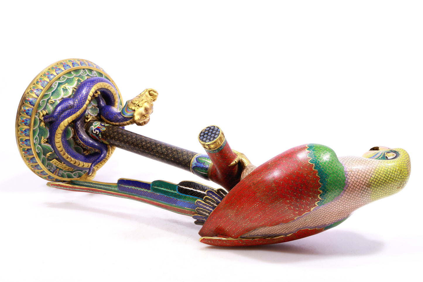 A Precious Cloisonne Parrot