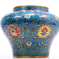 A cloisonné jar with lotus pattern