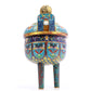 A Gorgeous Cloisonne 'Scrolling Lotus& Taotie' Tripod Censer And Cover