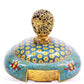 A Gorgeous Cloisonne 'Scrolling Lotus& Taotie' Tripod Censer And Cover