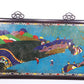 A Precious Cloisonne 'Figure& Landscape' Hanging Screen