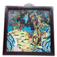 Precious Cloisonne 'Pine, Deer, Landscape' Hanging Screen