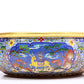 A cloisonne lotus pattern pen washer