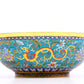 A Gorgeous Cloisonne 'Chi-Dragon& Scrolling Lotus' Bowl