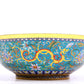 A Gorgeous Cloisonne 'Chi-Dragon& Scrolling Lotus' Bowl