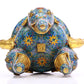 A Fabulous Cloisonne 'Scrolling Lotus' Censer And Cover