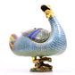 A Wonderful Cloisonne Duck-Form Censer