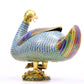 A Wonderful Cloisonne Duck-Form Censer