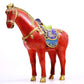 A cloisonné horse ornament