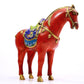 A cloisonné horse ornament