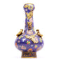 A Fabulous Cloisonne 'Flower' Chi-Dragon-Handled Vase